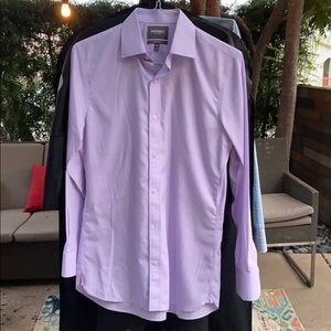 Purple men’s dress shirt